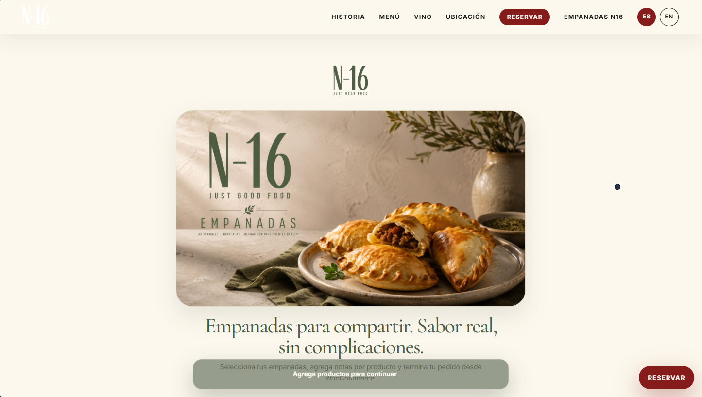 Vista 2 del proyecto N16 Restaurant